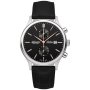 Srebrny zegarek Męski Atlantic Seabase Chronograph z paskiem 64452.41.61R