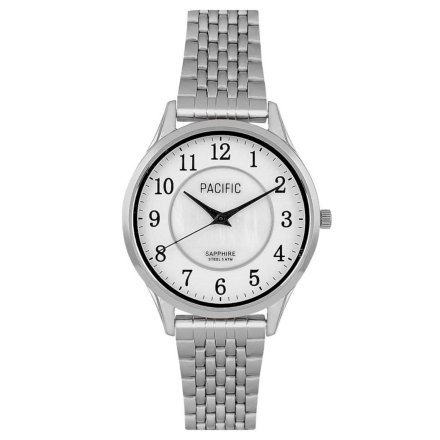 Srebrny damski zegarek z bransoleta PACIFIC S6026-01