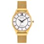 Złoty damski zegarek z bransoletką mesh PACIFIC S6027-07