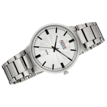Srebrny męski zegarek z bransoleta PACIFIC X0060-02