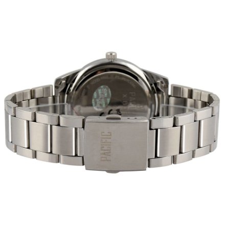 Srebrny męski zegarek z bransoleta z multidata PACIFIC X0088-01