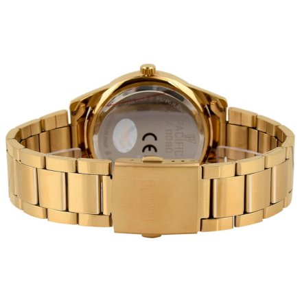 Złoty męski zegarek z bransoleta PACIFIC  X0090-05