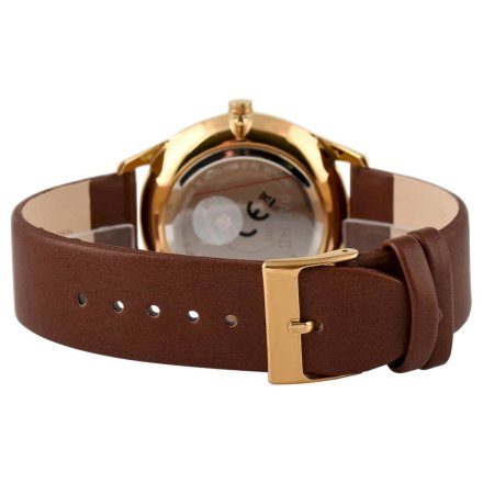 Złoty męski zegarek z paskiem  PACIFIC  X0091-09