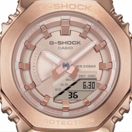 Zegarek Casio G-Shock GM-S2100PG-4AER Beżowo-różowozłoty damski G-Shock 