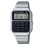 Srebrny zegarek Casio z kalkulatorem Vintage w stylu Retro CA-500WE-1AEF 