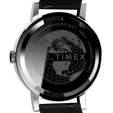 Męski zegarek Timex Midtown srebrny z białą tarczą TW2V36300