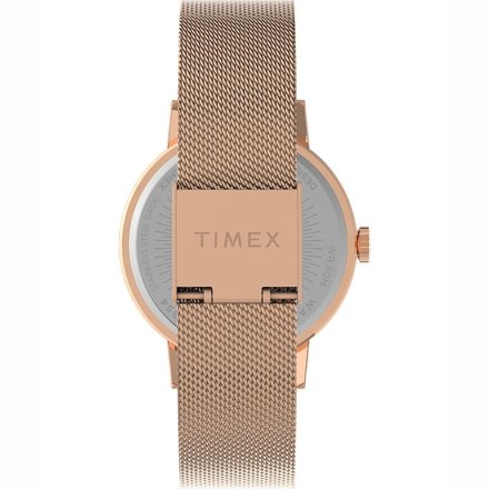 Różowozłoty zegarek Timex Midtown z cyrkoniami TW2V37100