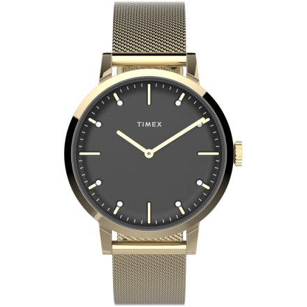 Złoty zegarek Timex Midtown z cyrkoniami TW2V37200