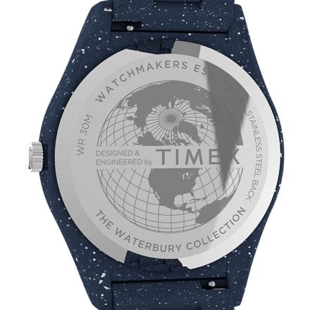 Męski zegarek Timex Waterbury Ocean niebieski z bransoletką TW2V37400