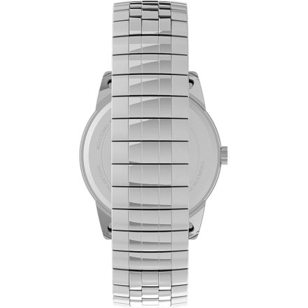 Męski zegarek Timex Easy Reader srebrny z rozciąganą bransoletką TW2V40000