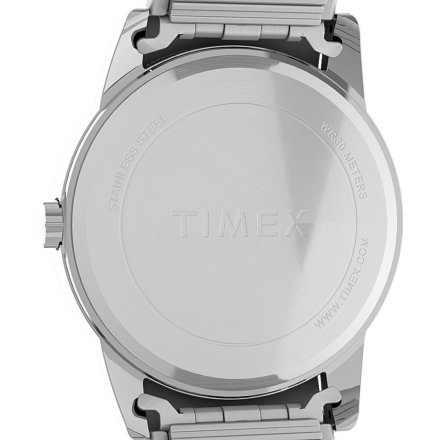 Męski zegarek Timex Easy Reader srebrny z rozciąganą bransoletką TW2V40000