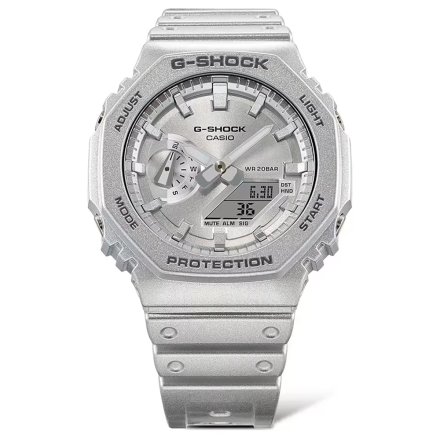 Srebrny zegarek Casio G-Shock Metallic GA-2100FF-8AER