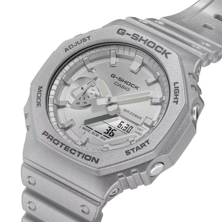 Srebrny zegarek Casio G-Shock Metallic GA-2100FF-8AER