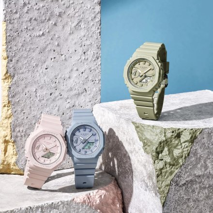 Pastelowy różowy zegarek Casio G-SHOCK GMA-S2100BA-4AER