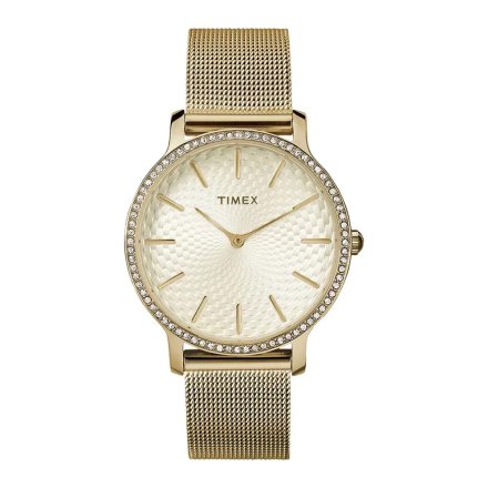Złoty zegarek Timex Transcend  z bransoletką TW2V52200