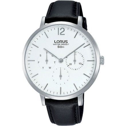 Klasyczny Zegarek damski Lorus Women na czarnym pasku RP687CX7
