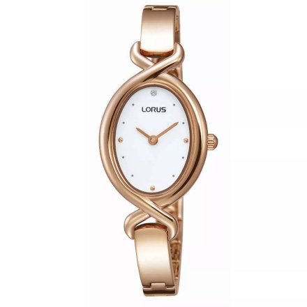 Biżuteryjny zegarek damski Lorus z półsztywną bransoletką RRW62EX9