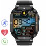 GRAVITY GT6-1 czarny pasek smartwatch męski z funkcją rozmowy