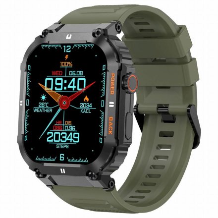 GRAVITY GT6-6 wojskowy smartwatch męski z funkcją rozmowy 