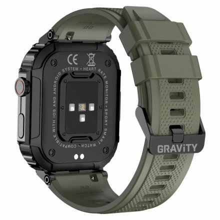 GRAVITY GT6-6 wojskowy smartwatch męski z funkcją rozmowy 