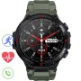 GRAVITY GT7-3 wojskowy zielony smartwatch męski z funkcją rozmowy