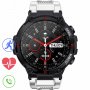 GRAVITY GT7-6 biały pasek smartwatch męski z funkcją rozmowy