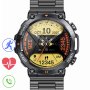 GRAVITY GT7-2 PRO czarna bransoleta smartwatch męski z funkcją rozmowy