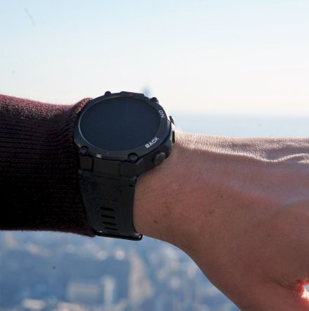 GRAVITY GT8-1 czarny smartwatch męski z GPS
