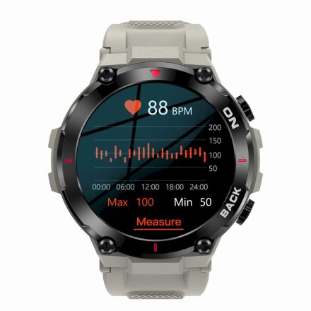 GRAVITY GT8-4 szary smartwatch męski z GPS