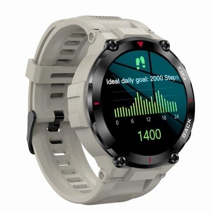 GRAVITY GT8-4 szary smartwatch męski z GPS