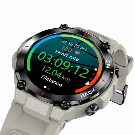 GRAVITY GT8-4 szary smartwatch męski z GPS