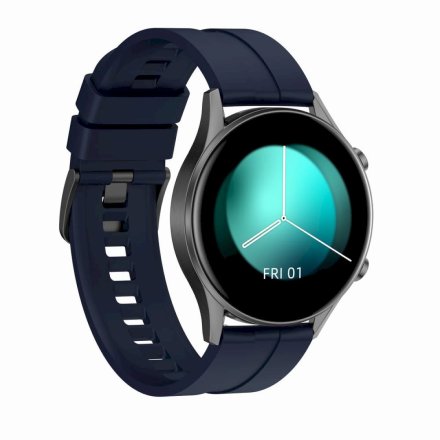 Granatowy sportowy smartwatch z funkcją rozmowy G.Rossi SW019-4