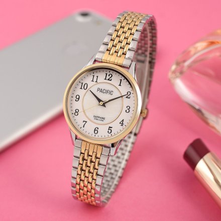Srebrny damski zegarek z bransoleta PACIFIC S6026-03