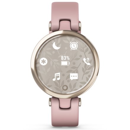 Garmin Lily kremowozłoty-bladoróżowy z różowym paskiem silikonowym 010-02384-13