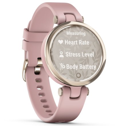 Garmin Lily kremowozłoty-bladoróżowy z różowym paskiem silikonowym 010-02384-13