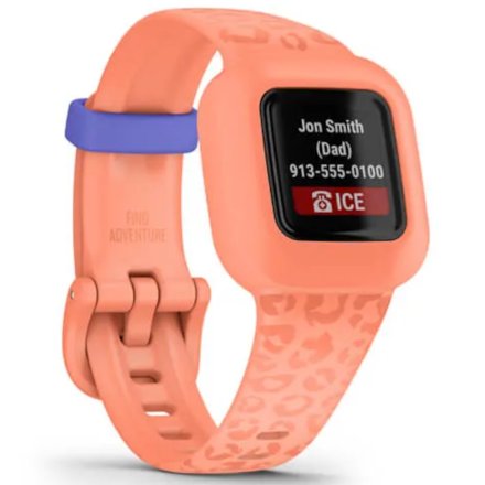 Garmin vivofit jr. 3 Lamparcia brzoskwinia 010-02441-04