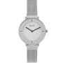 Srebrny damski zegarek z bransoleta mesh PACIFIC X6099-06