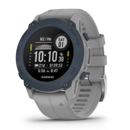 Zegarek Garmin Descent G1 z czujnikiem tętna HRM Elevate Ox granatowy z pudrowoszarym paskiem 010-02604-11