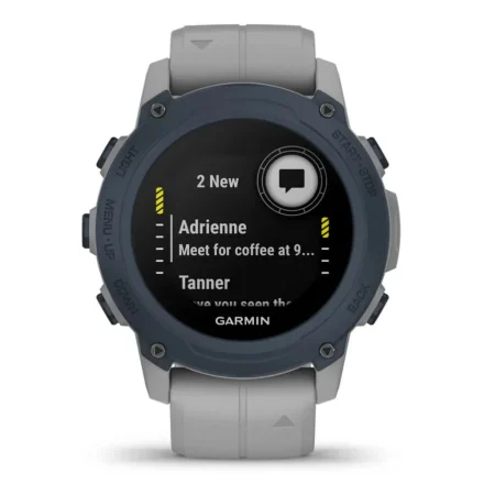 Zegarek Garmin Descent G1 z czujnikiem tętna HRM Elevate Ox granatowy z pudrowoszarym paskiem 010-02604-11