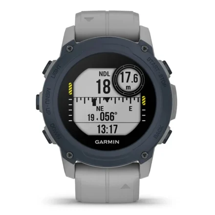 Zegarek Garmin Descent G1 z czujnikiem tętna HRM Elevate Ox granatowy z pudrowoszarym paskiem 010-02604-11
