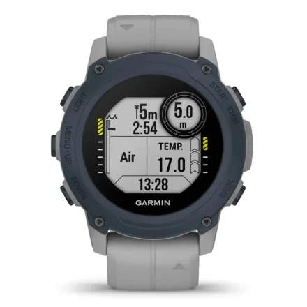 Zegarek Garmin Descent G1 z czujnikiem tętna HRM Elevate Ox granatowy z pudrowoszarym paskiem 010-02604-11