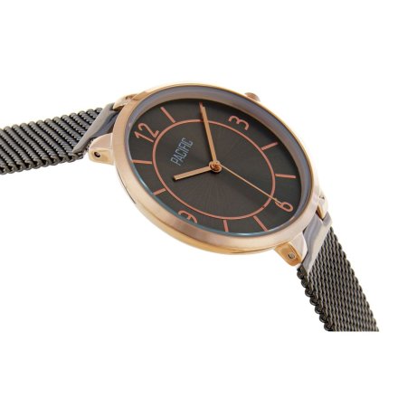 Szary damski zegarek z bransoleta mesh PACIFIC X6146-04