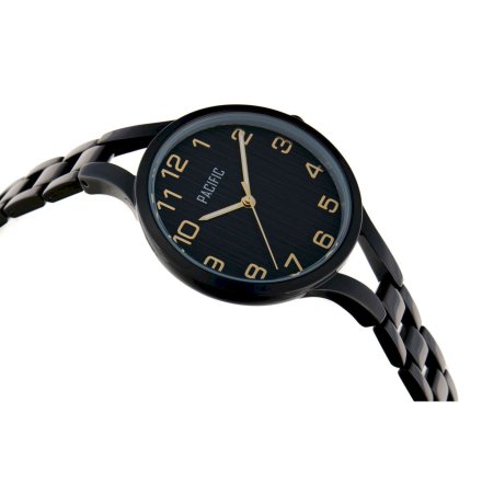 Czarny damski zegarek biżuteryjny PACIFIC X6157-01