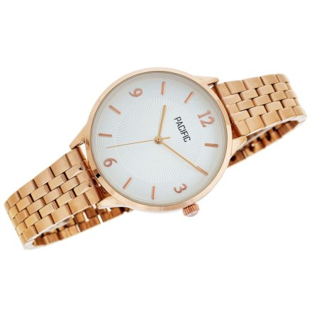 Różowozłoty damski zegarek klasyczny PACIFIC X6174-03