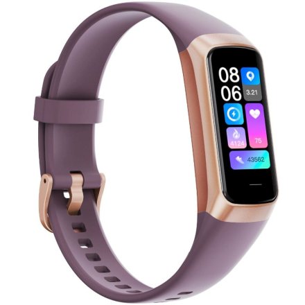 Smartband damski Rubicon RNCF05 jagodowy smartwatch SMARUB214