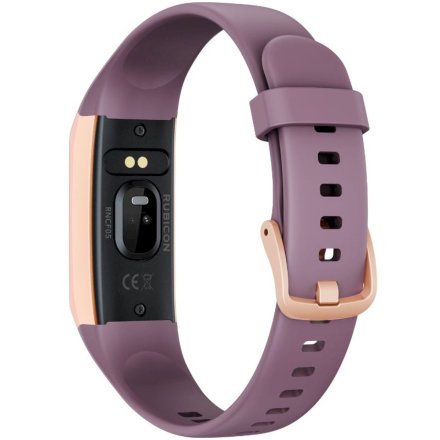 Smartband damski Rubicon RNCF05 jagodowy smartwatch SMARUB214