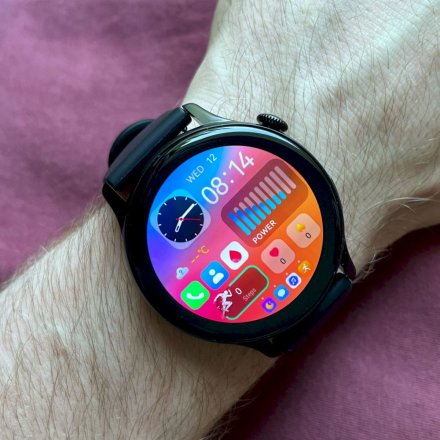 Smartwatch z funkcją rozmowy Rubicon RNCF10 czarny SMARUB237