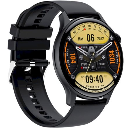 Smartwatch z funkcją rozmowy Rubicon RNCF10 czarny SMARUB237
