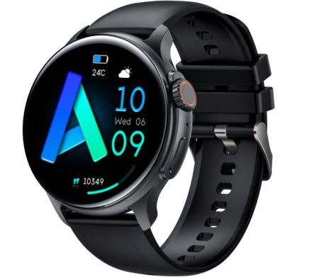 Smartwatch z funkcją rozmowy Rubicon RNCF12 czarny SMARUB244