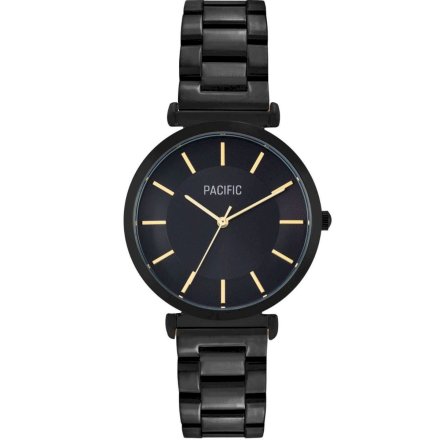 Czarny damski zegarek biżuteryjny PACIFIC X6142-10
